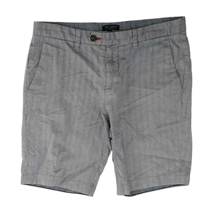 Blue Herringbone Chino / Khaki Shorts