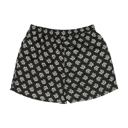 Black Print Active Shorts