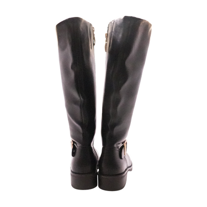 Black Knee-High Boots