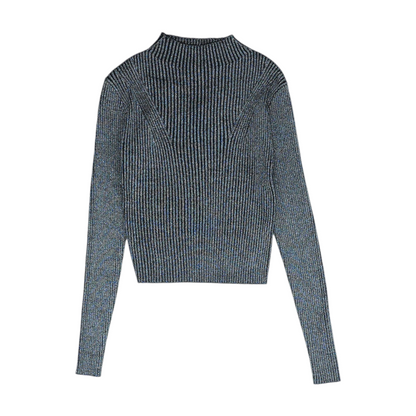 Black Striped Blouse