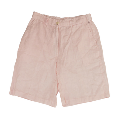 Pink Solid Chino Shorts