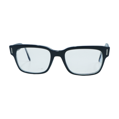 Black Jeffrey Square Prescription Eyewear