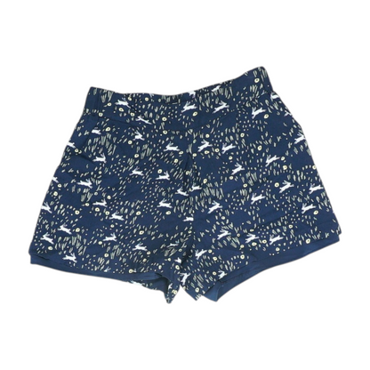 Navy Print Chino Shorts