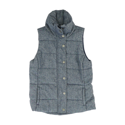 Blue Solid Vest