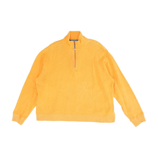 Orange 1/4 Zip Pullover
