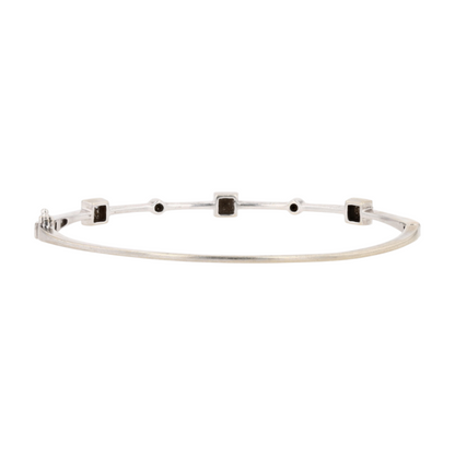 1/5 ctw 14K White Gold Diamond Bangle Bracelet