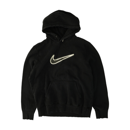 Black Solid Hoodie Pullover