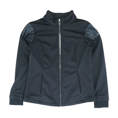 Black Solid Active Jacket