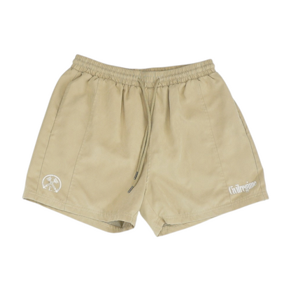 Tan Active Shorts