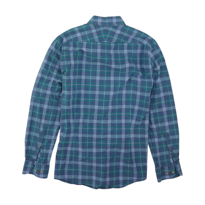 Blue Check Long Sleeve Button Down