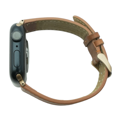 41mm Series 9 Midnight Smartwatch Brown Band S/M