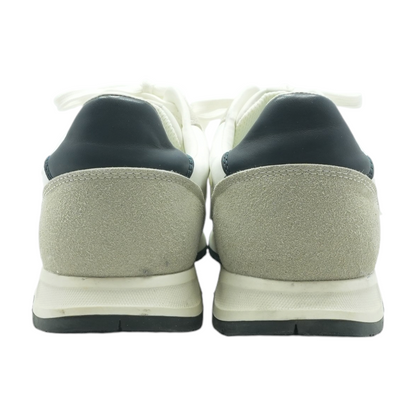 White Low-Top Athletic Shoes