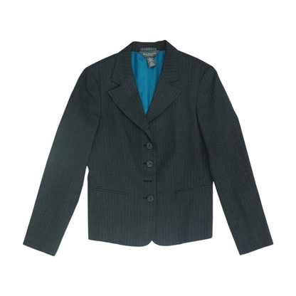 Charcoal Striped Blazer