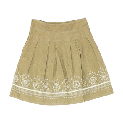 Tan Mini Skirt