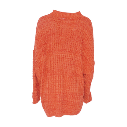 Orange Abstract Mini Dress
