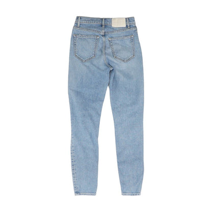 Blue High Rise Skinny Leg Jeans