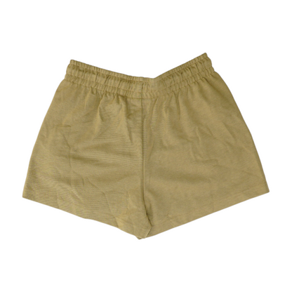 Tan Solid Active Shorts