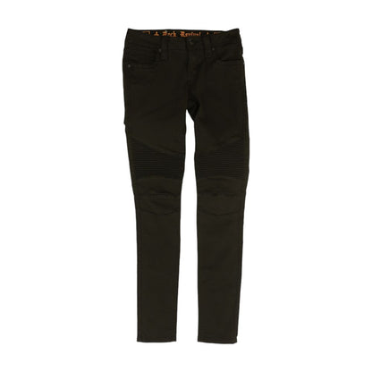 Black Mid Rise Skinny Leg Jeans