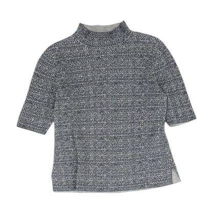 Navy Print Blouse