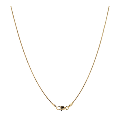 1/4 ctw 14K Yellow Gold Diamond Station Necklace