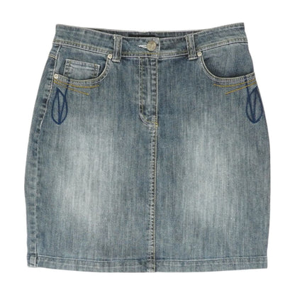 Blue Mini Skirt