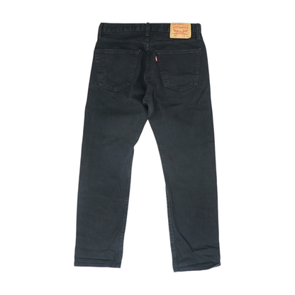 501 Black Straight Jeans