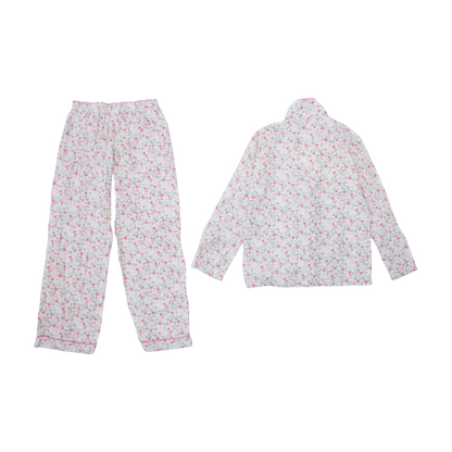 Pink Graphic Pajama Set