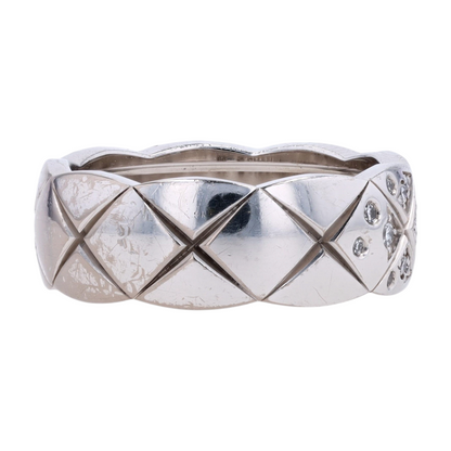 1/5 ctw 18K White Gold Diamond Band Ring