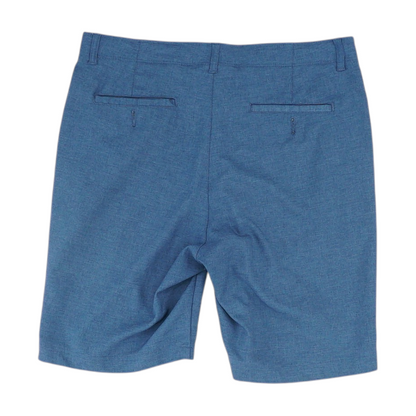 Blue Striped Chino Shorts