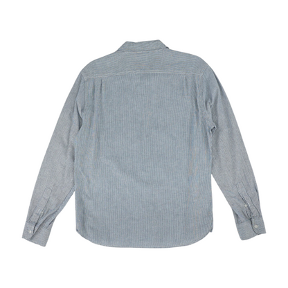 Black Striped Long Sleeve Button Down