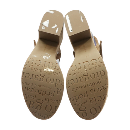 Brown Heeled Sandals