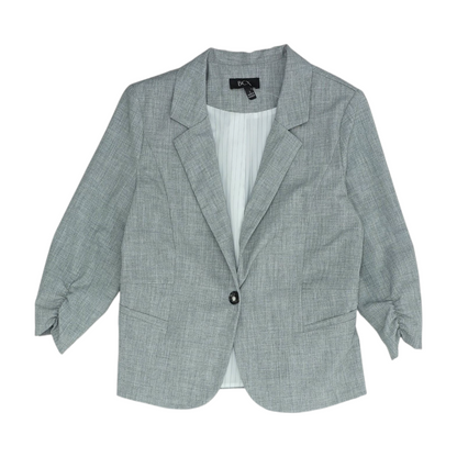 Gray Solid Blazer