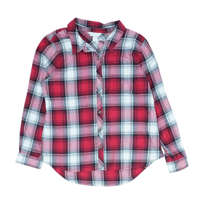 Red Plaid Button Down