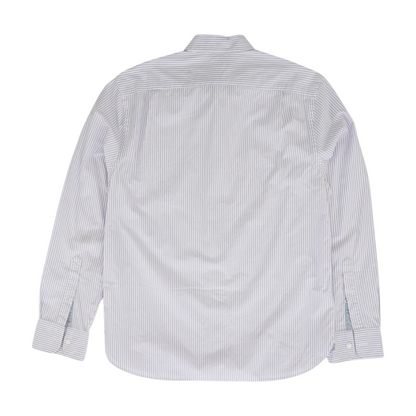 Purple Striped Long Sleeve Button Down