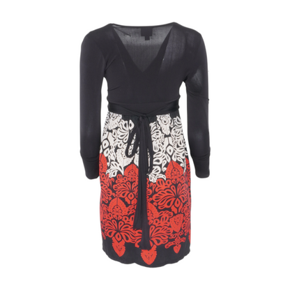Multi Maternity Color Block Mini Dress