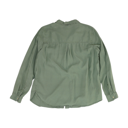 Green Button Down