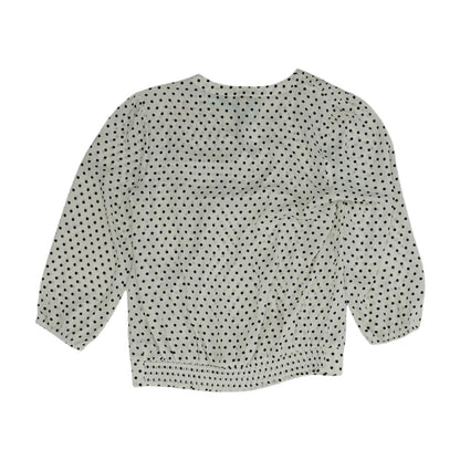 White Polka Dot Blouse
