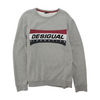 Gray Solid Sweatshirt Pullover