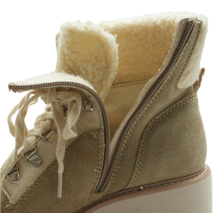 Beige Ankle Boots