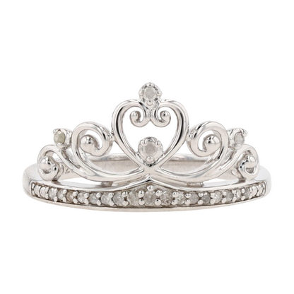 1/10 ctw Sterling Silver Diamond Fashion Ring