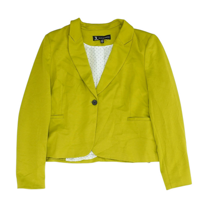 Green Solid Blazer