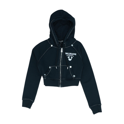 Black Solid Active Jacket