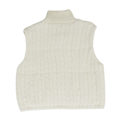 Ivory Solid Vest