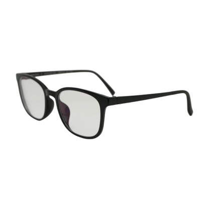 Black Snap Square Prescription Eyewear