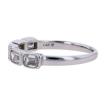 1 ctw 14K White Gold Lab Grown Diamond Band Ring