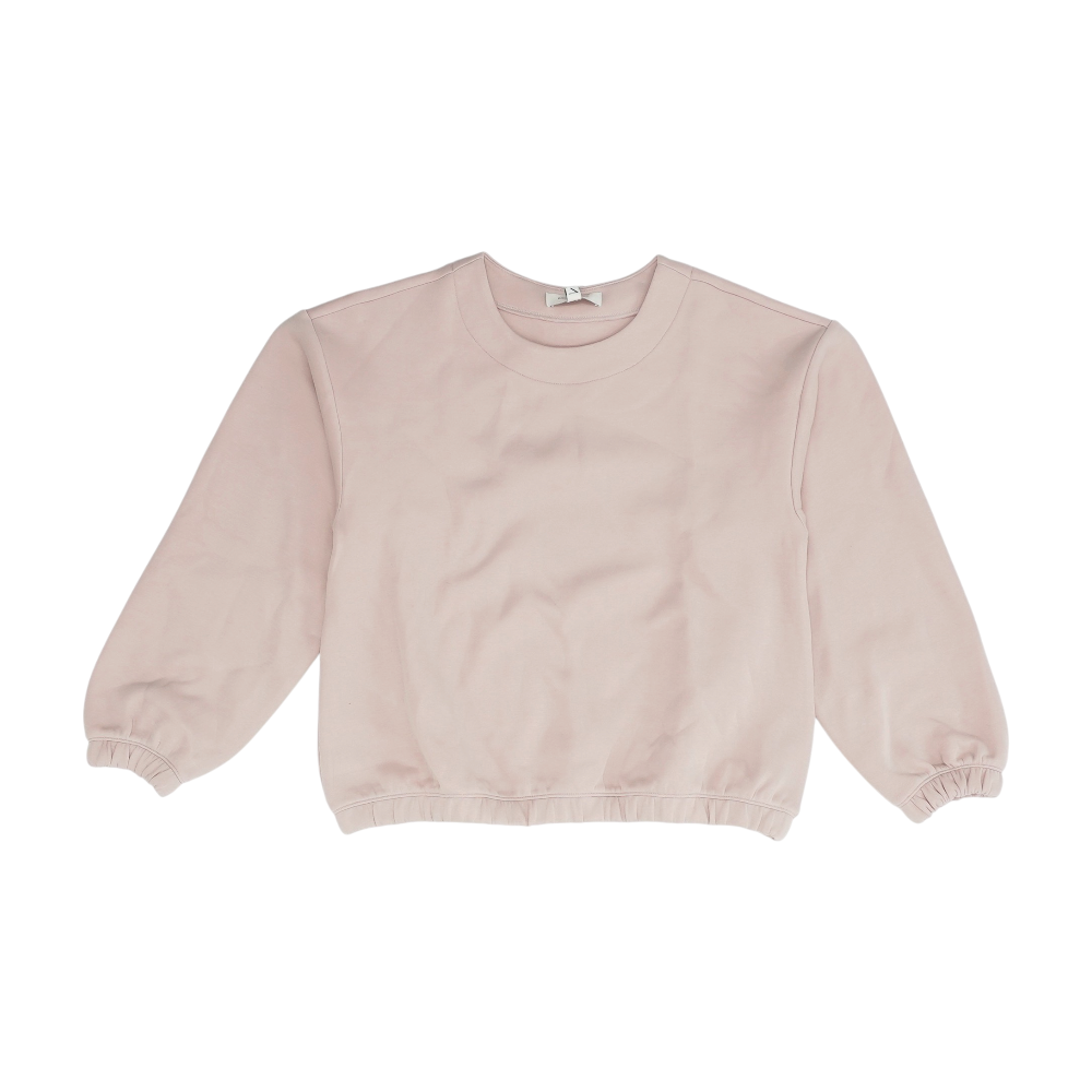 Pink Solid Sweatshirt Pullover