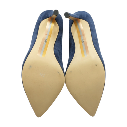 Navy Stiletto Heels
