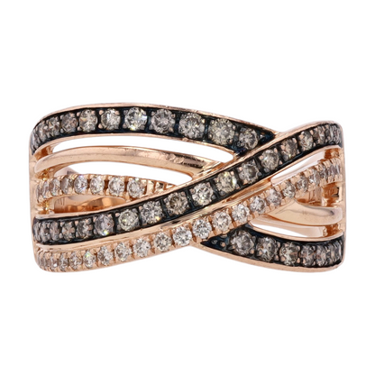 5/8 ctw 14K Rose Gold Diamond Fashion Ring