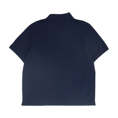 Navy Solid Short Sleeve Polo