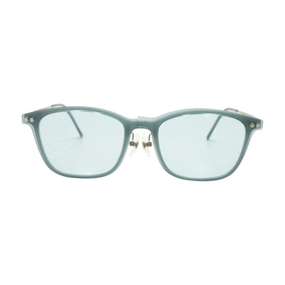 Silver UUF-20S-112AB Square Unknown Prescription Eyeglasses